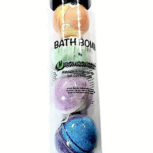 Bath Bombs Set of 4 - Epson Salt Essential Oils 5oz each made 100% in USA - Picture 5 of 6